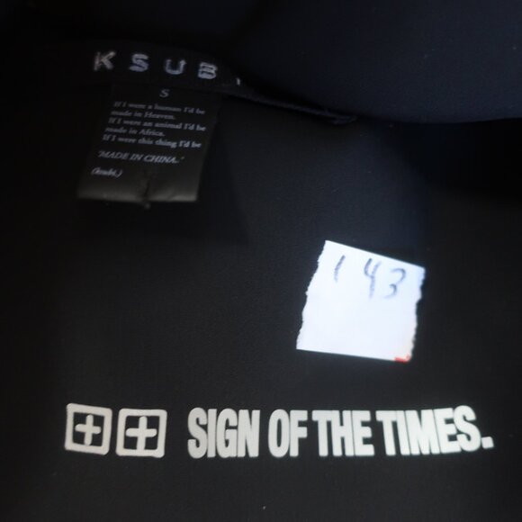 Womens KSUBI Black Crop Tank Top S - Picture 5 of 5